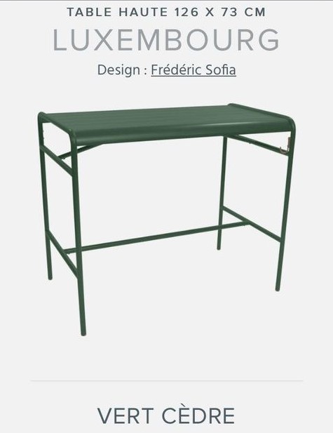 Vente d’une table