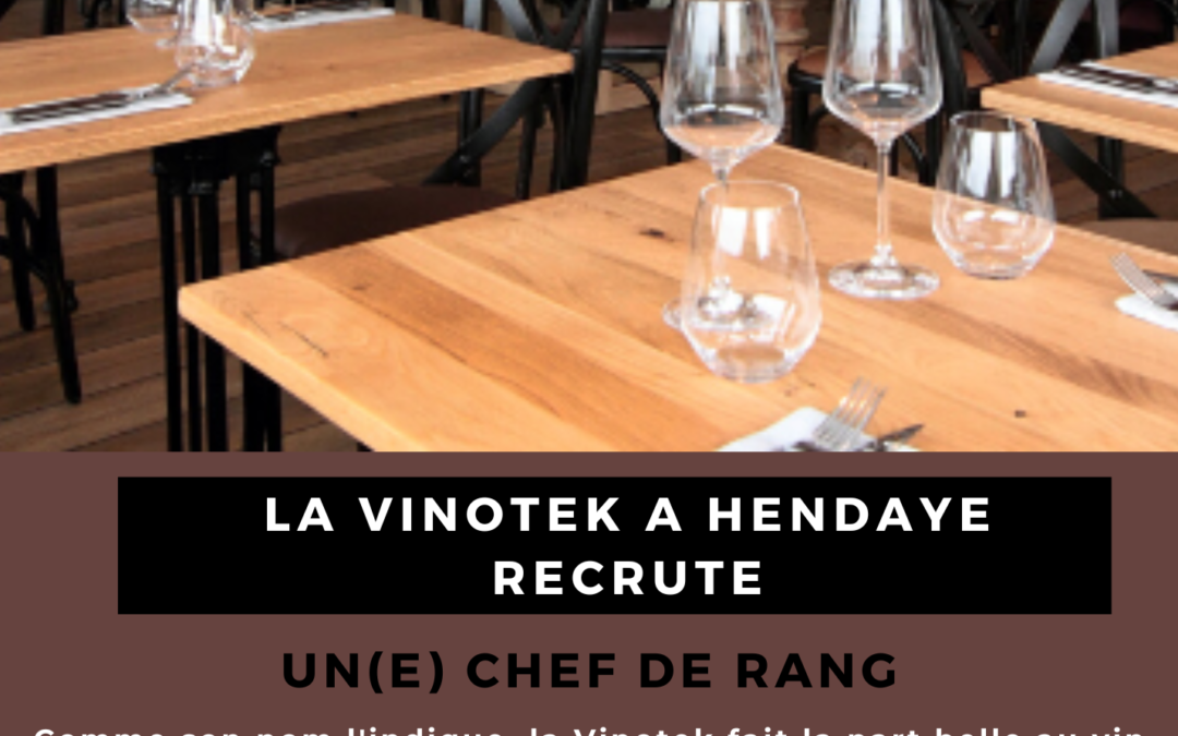 Poste de chef de rang