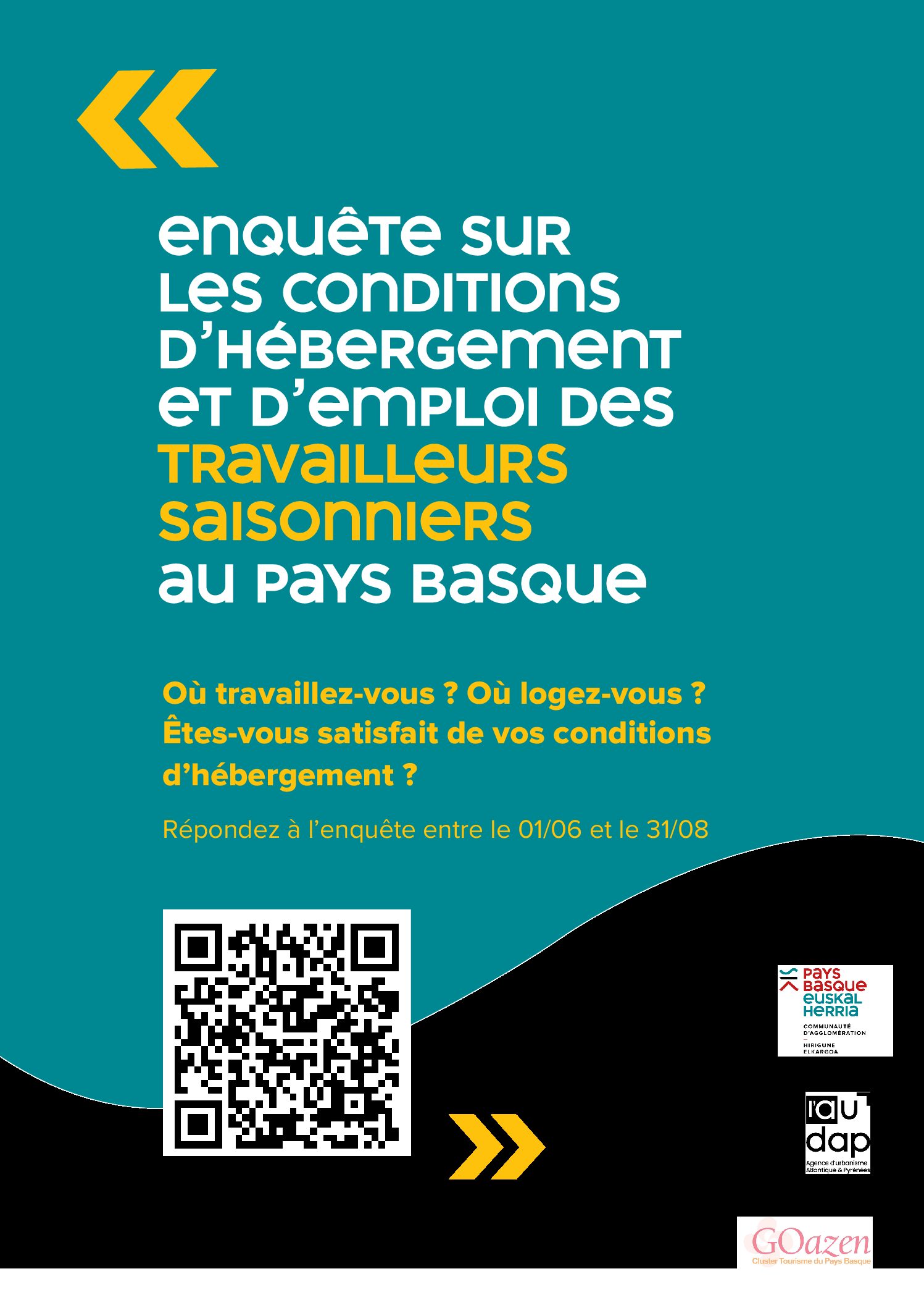 Enquête logement saisonnier de l’AUDAP (Agence d’Urbanisme Atlantique & Pyrénées)