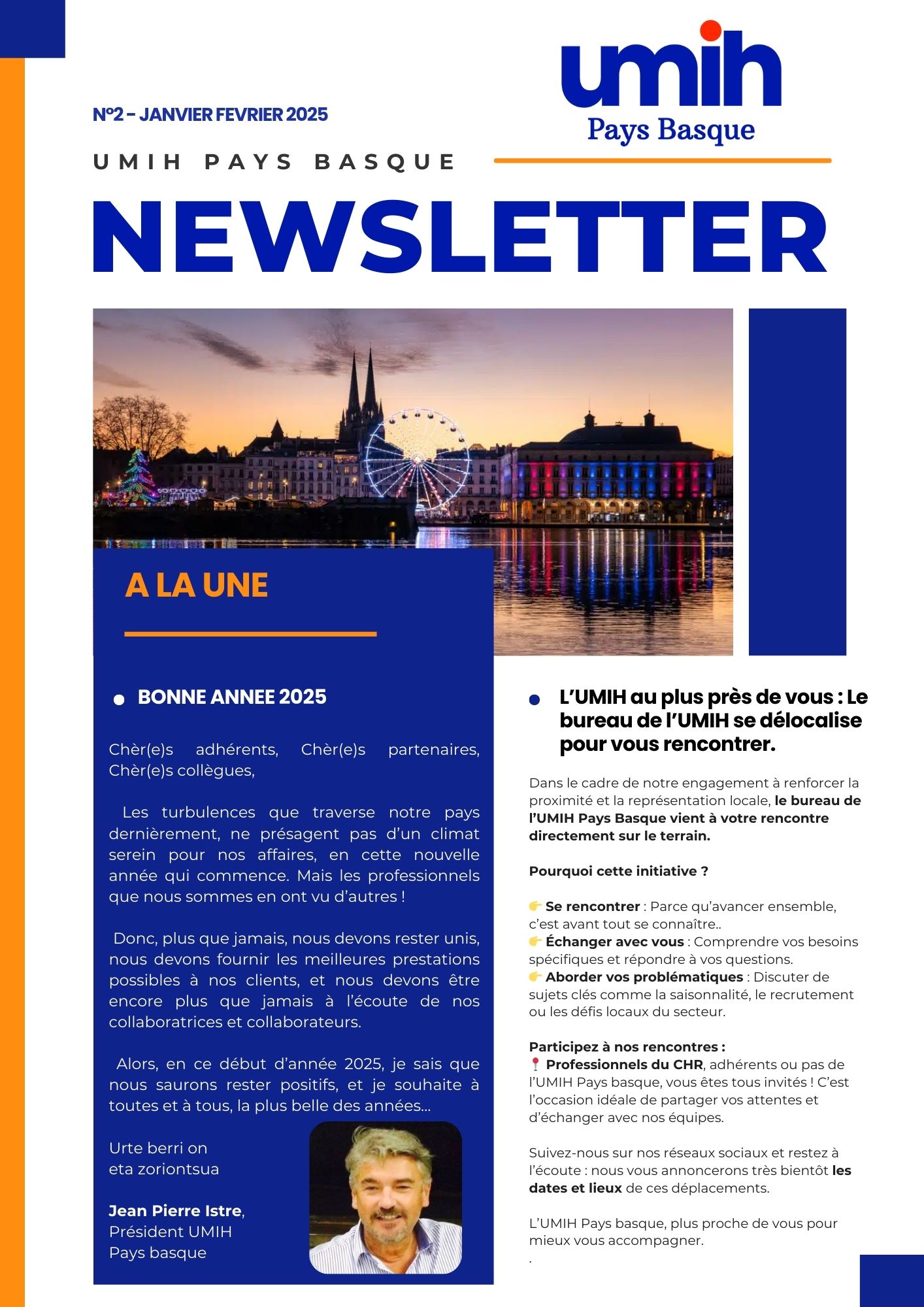 Newsletter janvier 2025