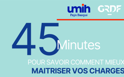 Partenariat GRDF & UMIH Pays basque : Webinaire le 27 janvier à 10h00 « 45 minutes pour savoir comment mieux maitriser vos charges en hôtellerie restauration »